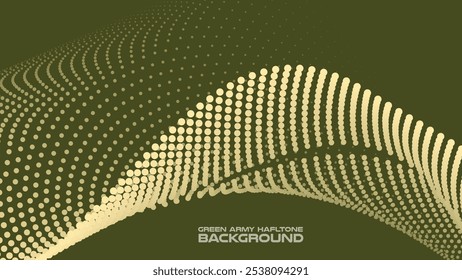 Fondo abstracto de semitono de ejército verde para fondo o presentación