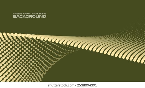 Fondo abstracto de semitono de ejército verde para fondo o presentación