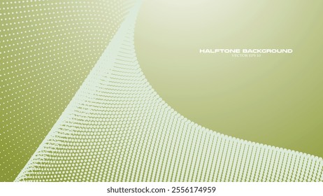Green army halftone abstract background for backdrop or presentation