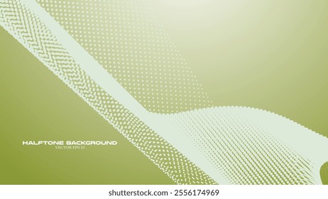 Green army halftone abstract background for backdrop or presentation