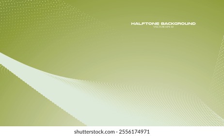 Green army halftone abstract background for backdrop or presentation
