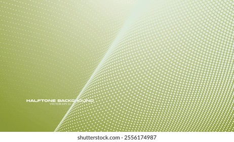 Green army halftone abstract background for backdrop or presentation