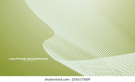 Green army halftone abstract background for backdrop or presentation