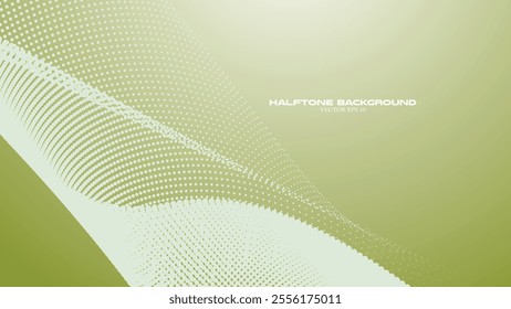 Green army halftone abstract background for backdrop or presentation