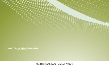 Green army halftone abstract background for backdrop or presentation