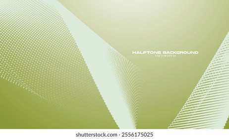Green army halftone abstract background for backdrop or presentation