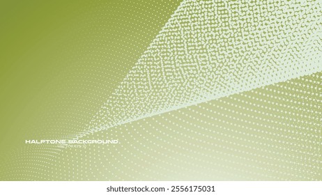 Green army halftone abstract background for backdrop or presentation