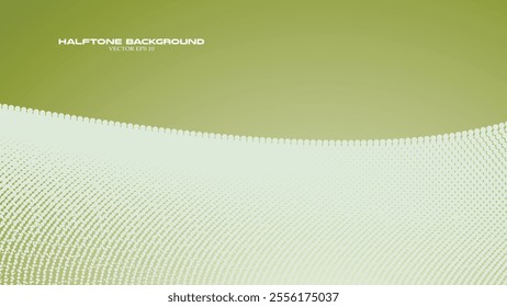 Green army halftone abstract background for backdrop or presentation