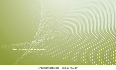 Green army halftone abstract background for backdrop or presentation