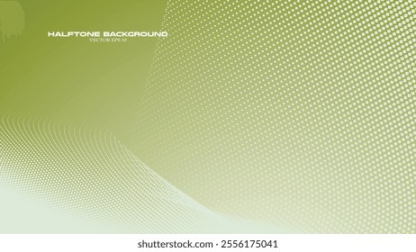 Green army halftone abstract background for backdrop or presentation