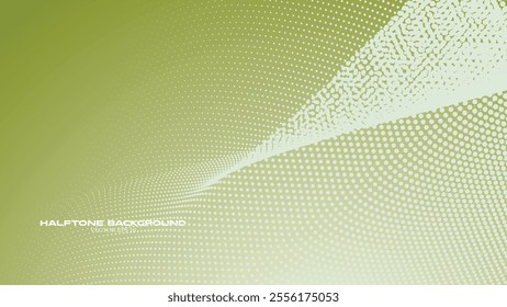 Green army halftone abstract background for backdrop or presentation