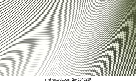Green army stripes line wavey seamless pattern background abstract military camouflage style design
