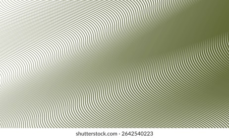 Green army stripes line wavey seamless pattern background abstract military camouflage style design