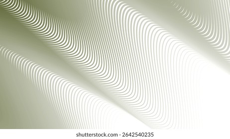 Grüne Armee Streifen Linie wellenförmigen nahtlosen Muster Hintergrund abstrakte Militär Camouflage Stil Design