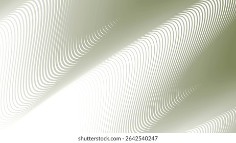 Rayas verdes del ejército línea ondulada sin fisuras patrón de fondo abstracto militar camuflaje estilo diseño