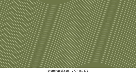 Green army stripes line wavey seamless pattern background abstract military camouflage style design