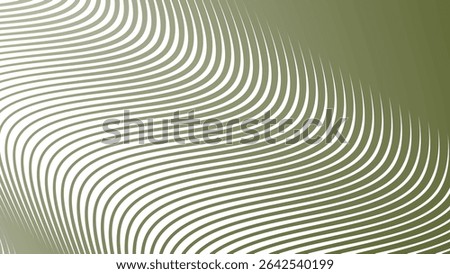 Green army stripes line wavey seamless pattern background abstract military camouflage style design