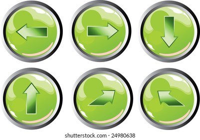 green arrow buttons