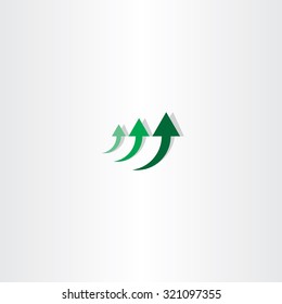 green arrow chart growth logo symbol