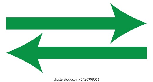 green arrow glowing color for icon isolated on white, arrow green pointer left symbol for direction, simple arrow pointing left for navigation, arrow cursor for digital upload icon, vector,7891