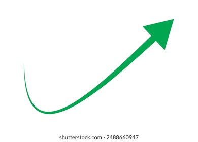 Green arrow going down stock icon on transparency background. Bankruptcy, financial market crash icon for your web site design, logo, app, UI. graph chart downtrend symbol. chart going down sign. PNG