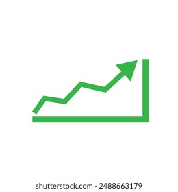Green arrow going down stock icon on transparency background. Bankruptcy, financial market crash icon for your web site design, logo, app, UI. graph chart downtrend symbol. chart going down sign.