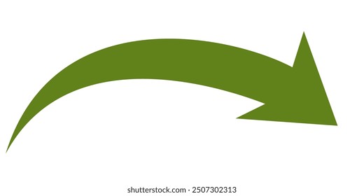 Green arrow icon in flat style on white background. icons for your apps, designs, logos and web. red jump symbol icon.