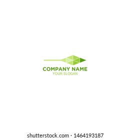 Green Arrow Logo Design Vector