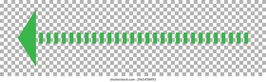 Green arrow sign. Smooth colored stickers on white background. simple green arrow. 10 eps.