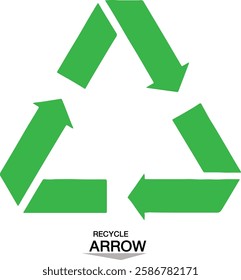 green arrows icons on isolate background
