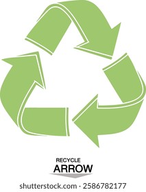green arrows icons on isolate background
