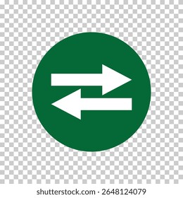 Green Arrow-Shaped Logo for Websites and Mobile Apps
