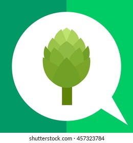 Green artichoke icon