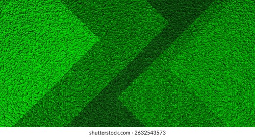 Green artificial turf for background pattern images. Clean lawns for sporting events.