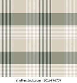 Green Asymmetric Plaid textured seamless pattern suitable for fashion textiles and graphics