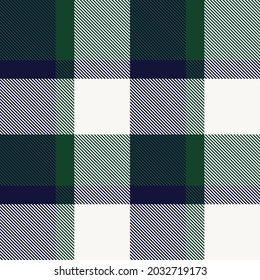 Green Asymmetric Plaid textured seamless pattern suitable for fashion textiles and graphics