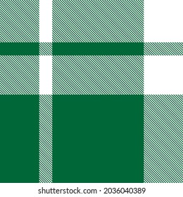 Green Asymmetric Plaid textured seamless pattern suitable for fashion textiles and graphics