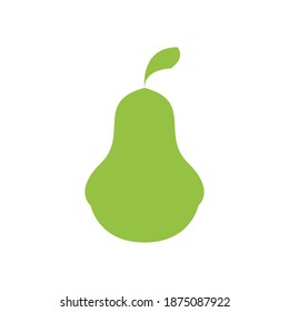 Green avocado icon vector design illustration