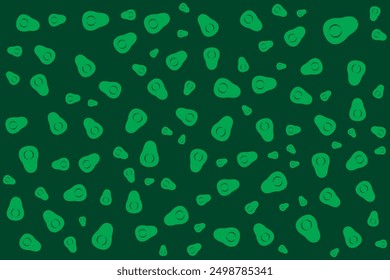 Green Avocado pear, botanically a large berry fruit seamless background texture, freshness fruit and drink, gift, present box paper, backdrop