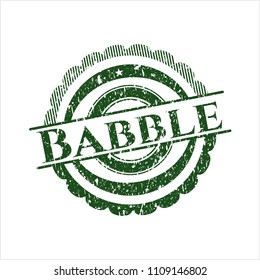 Green Babble rubber seal