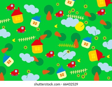 green baby background
