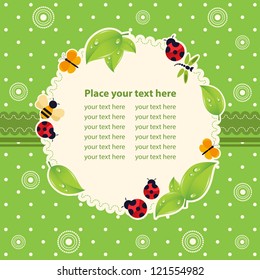 green baby frame