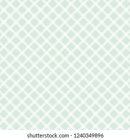 Green Baby Pattern With White Plaid