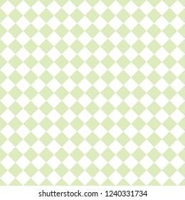 Green Baby Seamless Pattern With White Squares