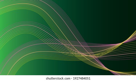 green back ground, vector design