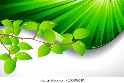 Green background