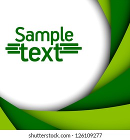 green background