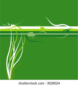 green background