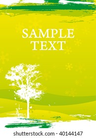 green background