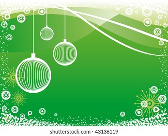 green background